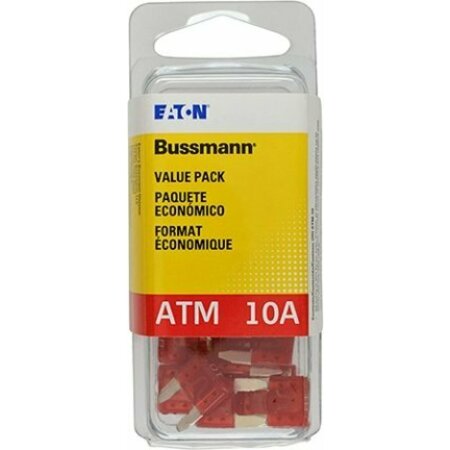 EATON BUSSMANN Automotive Fuse, ATM Series, 15A, 32V DC, Non-Indicating VP/ATM-15-RP